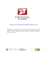 HSE National Report of the Critical Care Nursing Workforce September 2021 front page preview
              