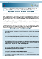 National HSCP Office Newsletter: Issue 12 December - 2022 front page preview
              