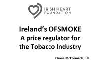 A Price Regulator for the Tobacco Industry IHF front page preview
              