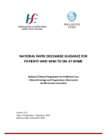 National Rapid Discharge guidance for patients who wish to die at home front page preview
              