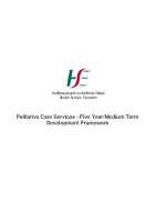 Palliative Care Five Year/Medium Term Development Framework front page preview
              