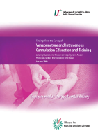 Venepuncture and Intravenous Cannulation Education and Training Report front page preview
              