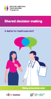 Shared decision making - Skillscard for staff  - NHCP front page preview
              