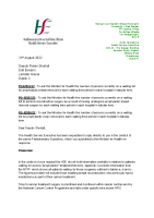 PQ 42934-22 - Roisin Shortall front page preview
              