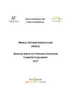MERU National Survey on Population Dose from Computed Tomography 2017 front page preview
              