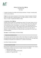 Minutes HSE Board Special Meeting NSP 2023 10th November 2022 front page preview
              