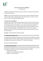 Minutes of HSE Board Meeting 10th November 2022 front page preview
              