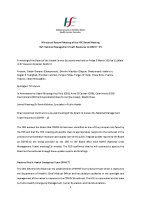 Minutes of HSE Board Meeting 6 March 2020 front page preview
              