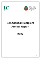 Confidential Recipient Annual Report 2022 front page preview
              