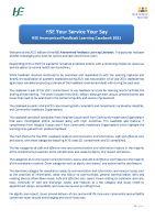 HSE National Anonymised Feedback Learning Casebook 2021 front page preview
              