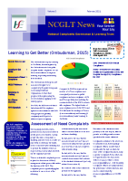 National Complaints Governance and Learning Team Newsletter Feb 2021 front page preview
              