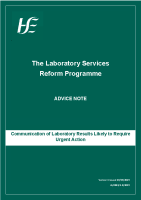 Communication of Laboratory Results Likely to Require Urgent Action front page preview
              