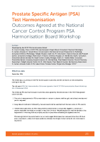 Prostate Specific Antigen Test Harmonisation front page preview
              