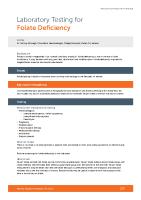 Laboratory Testing for Folate Deficiency front page preview
              