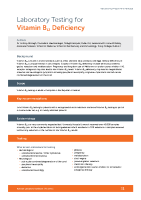 Laboratory Testing for Vitamin B12 Deficiency front page preview
              