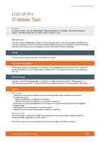 Use of the D-dimer Test front page preview
              