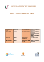 Lab Testing for FBC - Anaemia front page preview
              