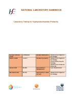 Lab Testing for Hyperprolactinaemia front page preview
              