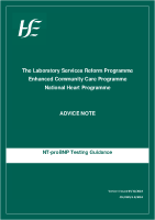 NT-proBNP testing guidance front page preview
              