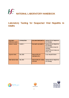 Suspected Viral Hepatitis front page preview
              