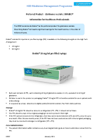 MMP Preferred Product Brabio Product Information Sheet front page preview
              