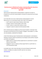 BVB Reimbursement of Filgrastim Questions and Answers for Healthcare Professionals April 2025 front page preview
              