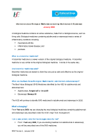 MMP BVB Medicine Patient information January 2020 front page preview
              