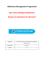 MMP Report BVB Medicine Hyrimoz May 2022 front page preview
              