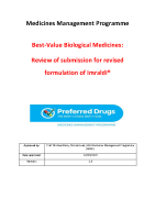 MMP Report BVB Medicine Imraldi (revised formulation) - March 2023 front page preview
              