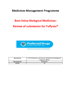 MMP Report BVB Medicine Yuflyma September 2021 front page preview
              
