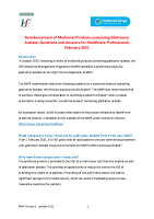 MMP Preferred Product Brabio Q and A for Healthcare Professionals February 2021 front page preview
              