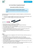 BVM Movymia Product Information Sheet front page preview
              