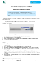 BVM Sondelbay Product Information Sheet front page preview
              