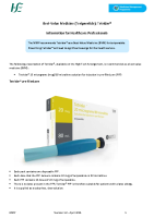 BVM Tetridar Product Information Sheet front page preview
              