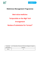 MMP Evaluation Report Best-Value Medicine Terrosa September 2025 front page preview
              
