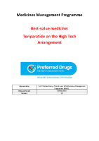 Teriparatide Best-Value Medicine Evaluation Report front page preview
              
