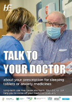 Insomnia and Anxiety Medicines- poster for GP and prescriber practices front page preview
              