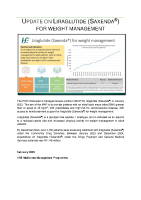 Liraglutide (Saxenda®) Data Snapshot (February 2025) front page preview
              