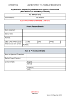 Application for transferring reimbursement approval of acoramidis (BEYONTTRA®) or tafamidis (Vyndaqel®) front page preview
              