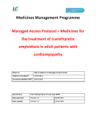 HSE Managed Access Protocol - Medicines for the treatment of transthyretin amyloidosis in adult patients with cardiomyopathy front page preview
              