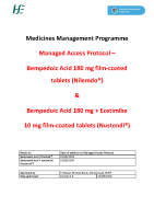 HSE Managed Access Protocol Bempedoic Acid & Bempedoic Acid + Ezetimibe front page preview
              