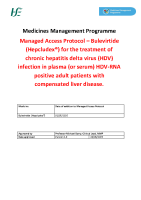 HSE Managed Access Protocol - Bulevirtide front page preview
              