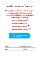 HSE Managed Access Protocol CGRP MABs front page preview
              