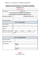 Medicines for Hereditary Angioedema Application Form front page preview
              