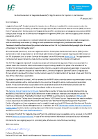 Correspondence to Prescribers and Pharmacists regarding Liraglutide (Saxenda®) reimbursement front page preview
              