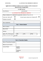 Application form for medicines for the treatment of Spinal Muscular Atrophy front page preview
              