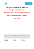HSE - Managed Access Protocol for Rivaroxaban 2.5 mg front page preview
              