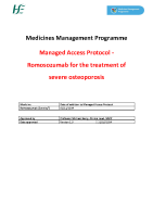 HSE Managed Access Protocol Romosozumab front page preview
              