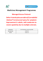 HSE-Managed Access Protocol for THC/CBD (Sativex®) front page preview
              