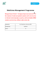 HSE Managed Access Protocol for Voretigene neparvovec (Luxturna®) front page preview
              